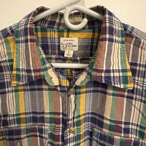Two-pocket workshirt in Indian madras by J.Crew